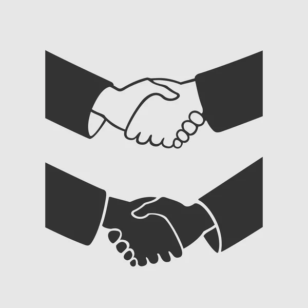 Símbolo vectorial Handshake — Vector de stock
