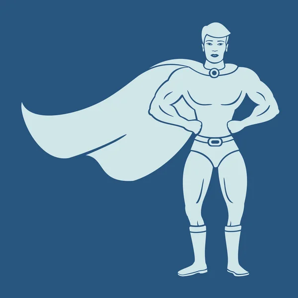 Superhero vector illustration — Stock Vector