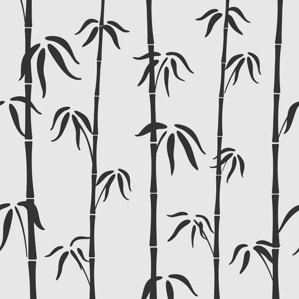 Nahtloses Muster aus Bambus — Stockvektor