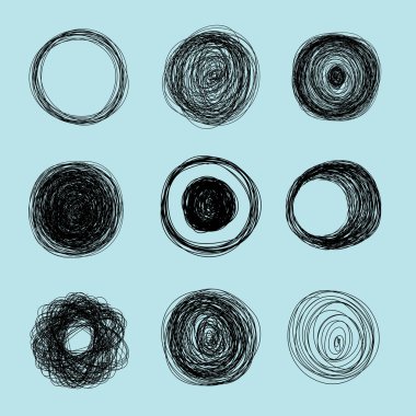 çizilmiş çember öğe kümesi