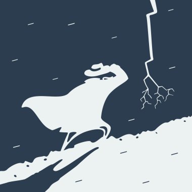 insanlar ve kötü hava koşulları