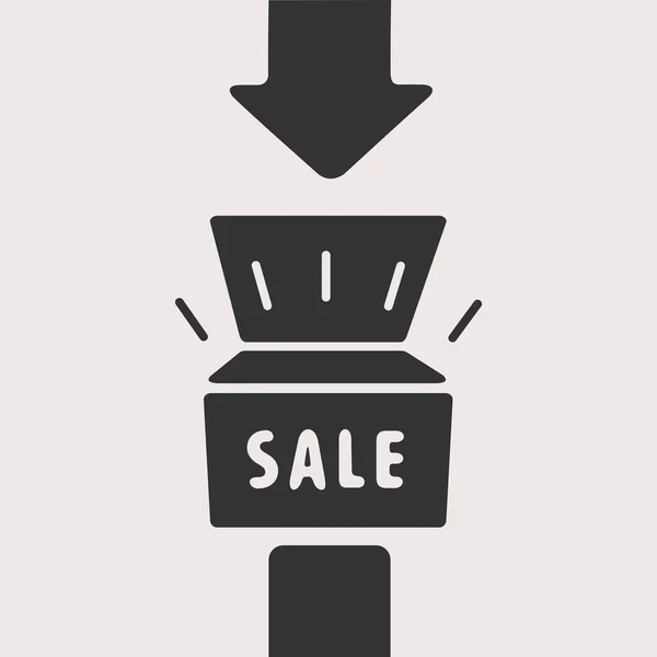 Simbolo vettoriale di vendita — Vettoriale Stock