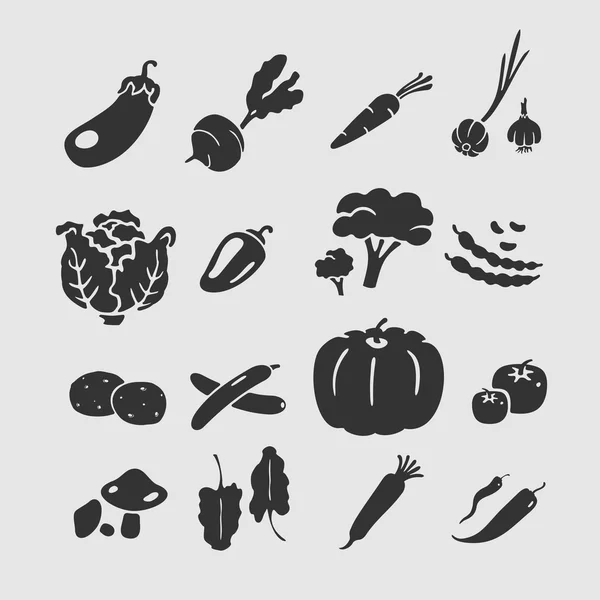 Vector Symbol Vegetables — Stock Vector