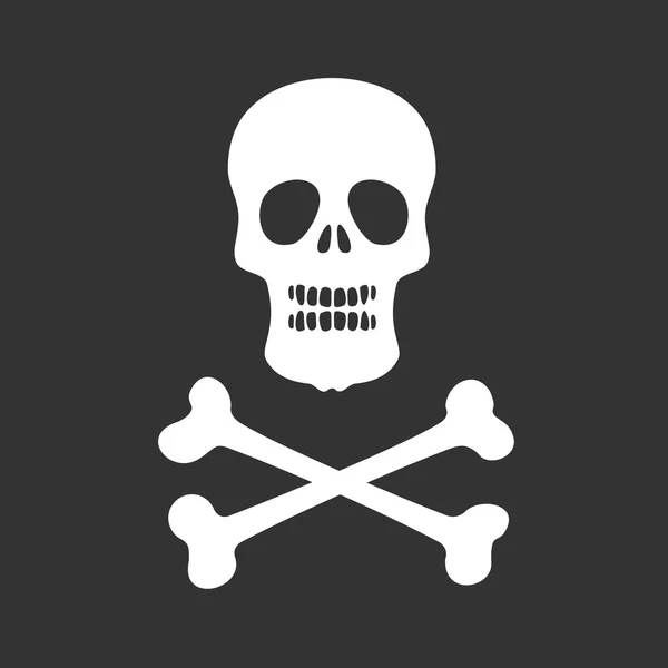 Skull and Bones Vector — Stock Vector