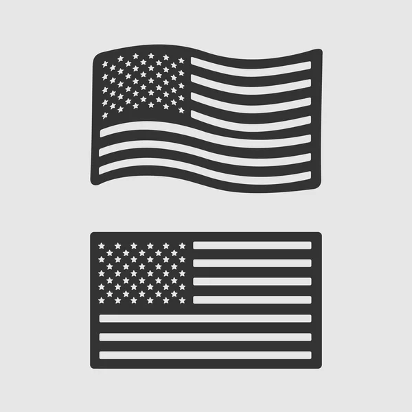 American Flag Vector — Stock Vector