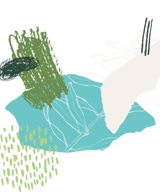 vektör eli çizilmiş sanat tahtası