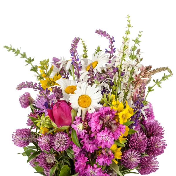 Schöner wilder Blumenstrauß. Wildblumen — Stockfoto