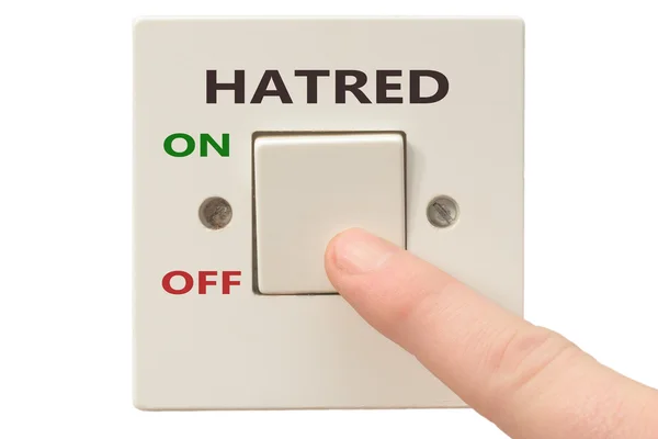 Manejo de la ira, apague el odio — Foto de Stock