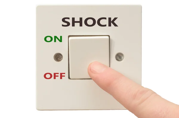 Dealing with Shock, turn it off — Stock Photo, Image