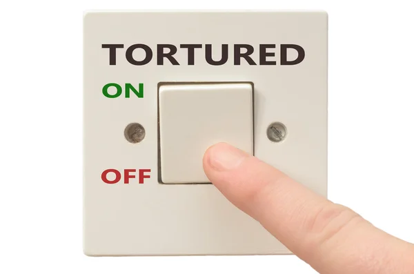 Affrontare Torturato, spegnerlo — Foto Stock