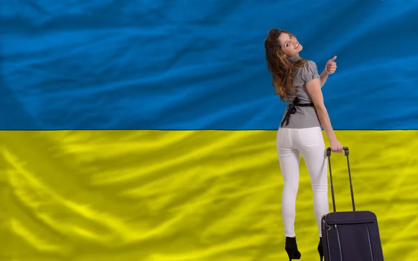 Туристические поездки в Украину — стоковое фото