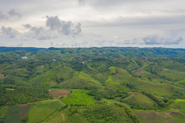 Green Mountain Kullen Natur Landskap Bakgrund Phetchabun Thailand — Stockfoto