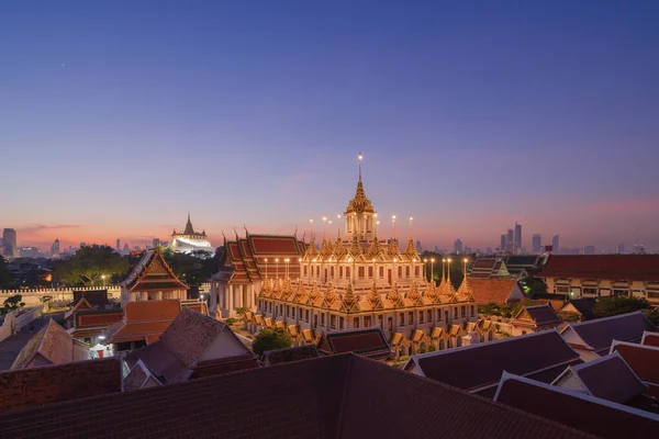 Loha Prasat Wat Ratchanatda Golden Mountain Pagode Templo Budista Wat — Fotografia de Stock