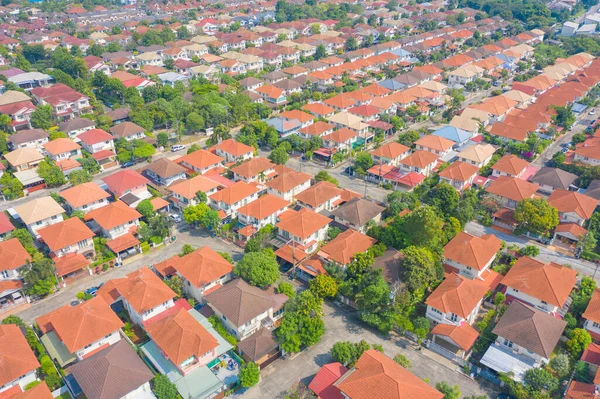 Free Aerial View Of Property Aerial View Of Home ,House Residential Area With Good Environmen Stock Photo  By ©Khunaspix 88755150