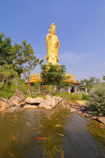 Guan Yin Shrine Istennő Guang Shan Thaihua Temple Bangkok City — Stock Fotó