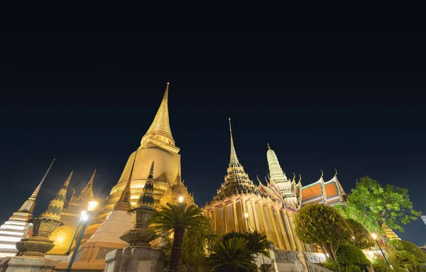 Pagoda Dorada Templo Del Buda Esmeralda Bangkok Tailandia Wat Phra — Foto de Stock