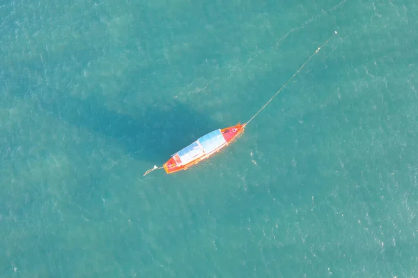 Вид Воздуха Лодку Море Паттайи Пляж Путешествий Чонбури Таиланд Морской — стоковое фото