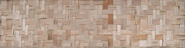 Traditionelle Gewebe Aus Holz Rattan Oder Holz Muster Natur Textur — Stockfoto