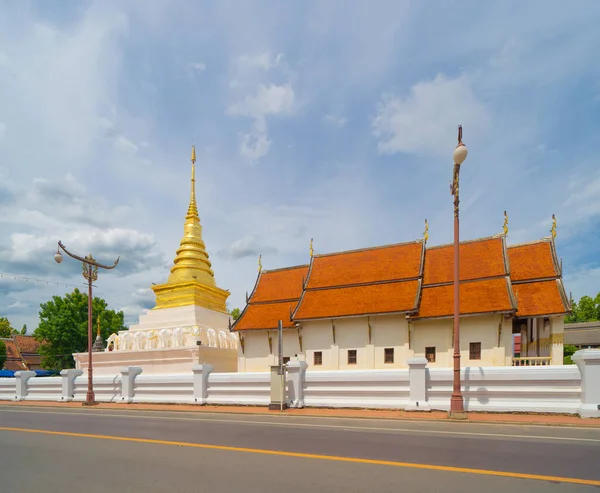 Boeddha Pagode Stupa Wat Phumin Temple Park Nan Thailand Thaise — Stockfoto