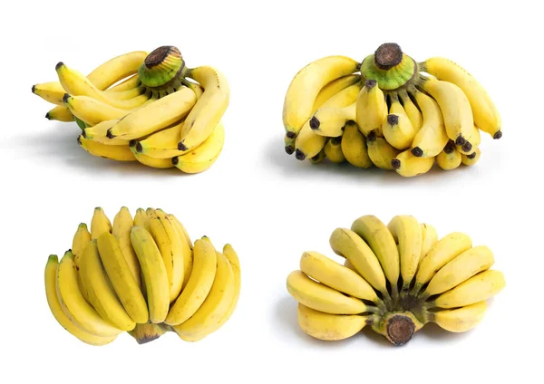 Draufsicht Auf Reife Banane Frische Früchte Rohe Gesunde Bio Lebensmittel — Stockfoto