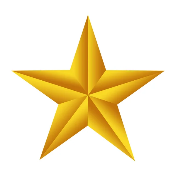 Ouro Estrelas Douradas Sinal Símbolo Fundo Branco Ilustração Ranking Feedback — Fotografia de Stock