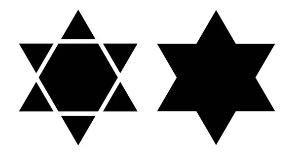 Star David Jewish Sign Symbol White Background Illustration Ranking Quality — Stock Photo, Image