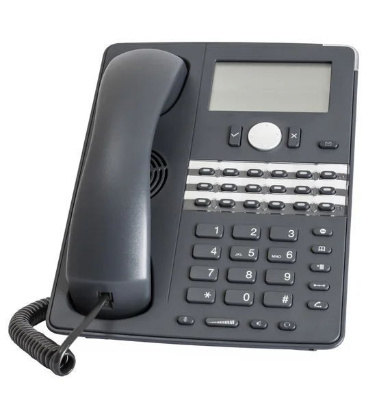 VoIP-Telefon isoliert auf weißem Hintergrund — Stockfoto