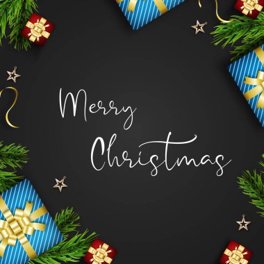 Mutlu noel festivali arka plan tatili. Xmas dekorasyon sezonu