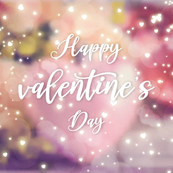 Día San Valentín Del Amor Hermoso Corazón Con Fondo Wallpapper — Vector de stock