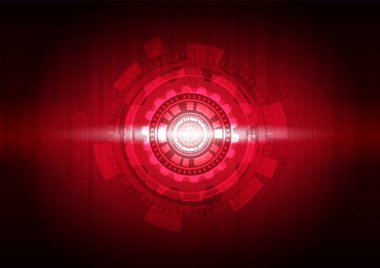 Yüksek teknolojili dijital veri bağlantı sistemi ve bilgisayar elektronik desing ile devre teknolojisi arka planı