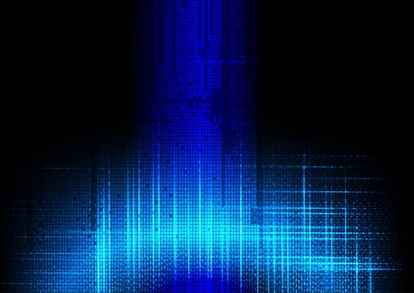 Circuit Teknik Bakgrund Med Högteknologisk Digital Dataanslutning System Och Dator — Stock vektor