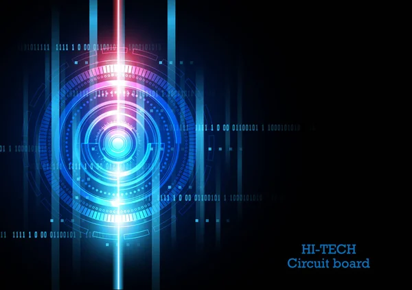 Antecedentes Tecnología Circuitos Con Sistema Conexión Datos Digitales Alta Tecnología — Archivo Imágenes Vectoriales