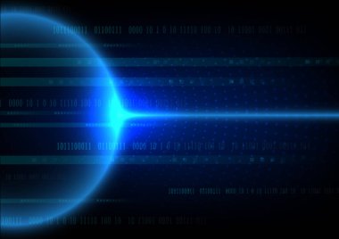 Yüksek teknolojili dijital veri bağlantı sistemi ve bilgisayar elektronik tasarımı ile devre teknolojisi arkaplanı