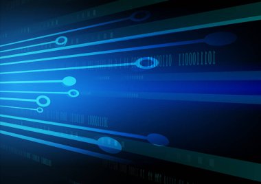 Yüksek teknolojili dijital veri bağlantı sistemi ve bilgisayar elektronik tasarımı ile devre teknolojisi arkaplanı