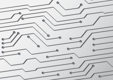 Yüksek teknolojili dijital veri bağlantı sistemi ve bilgisayar elektronik tasarımı ile devre teknolojisi arkaplanı