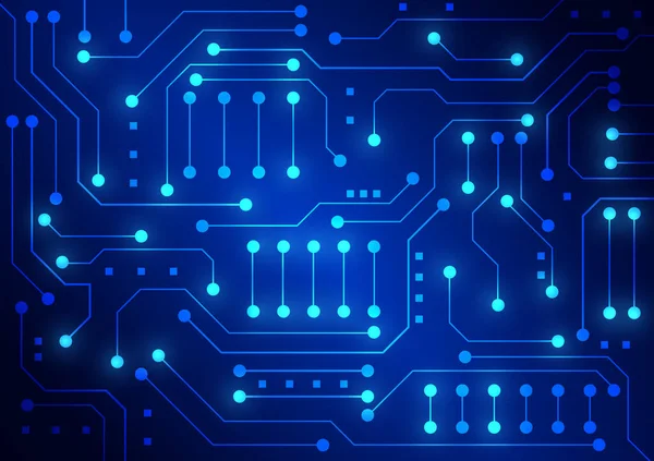 Yüksek Teknolojili Dijital Veri Bağlantı Sistemi Bilgisayar Elektronik Tasarımı Ile — Stok Vektör
