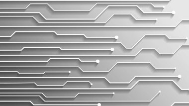 Yüksek teknolojili dijital veri bağlantı sistemi ve bilgisayar elektronik tasarımı ile devre teknolojisi arkaplanı