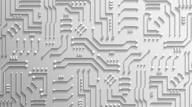 Yüksek teknolojili dijital veri bağlantı sistemi ve bilgisayar elektronik tasarımı ile devre teknolojisi arkaplanı