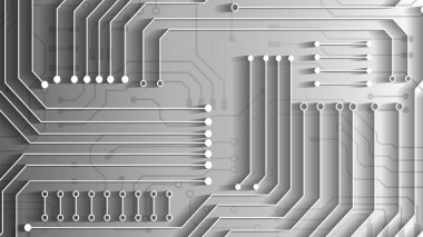 Yüksek teknolojili dijital veri bağlantı sistemi ve bilgisayar elektronik tasarımı ile devre teknolojisi arkaplanı