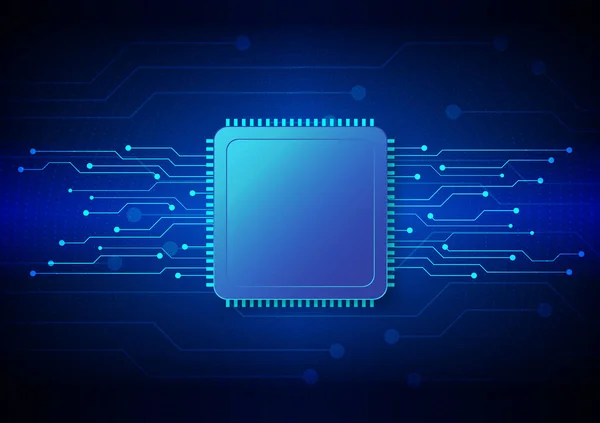 Hintergrund Der Schaltungstechnologie Mit High Tech Digitalen Datenverbindungssystemen Und Elektronischem — Stockvektor