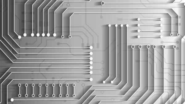 Circuit Technologie Achtergrond Met High Tech Digitale Dataverbinding Systeem Computer — Stockvector
