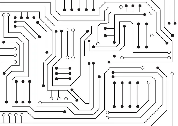 Antecedentes Tecnologia Circuito Com Sistema Conexão Dados Digitais Alta Tecnologia —  Vetores de Stock