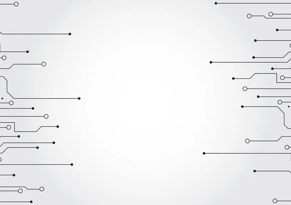 Hintergrund Der Schaltungstechnologie Mit High Tech Digitalen Datenverbindungssystemen Und Elektronischem — Stockvektor