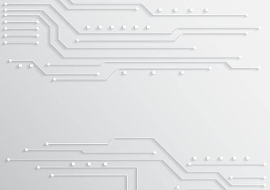 Yüksek teknolojili dijital veri bağlantı sistemi ve bilgisayar elektronik tasarımı ile devre teknolojisi arkaplanı