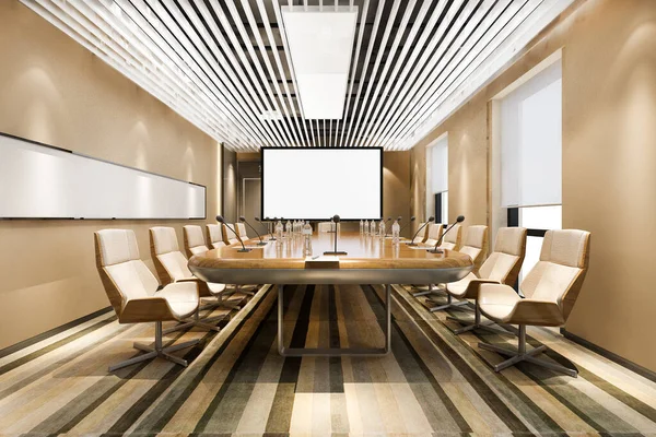 Rendering Business Meeting Room Office Building — Fotografia de Stock