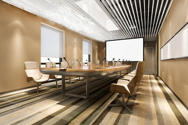 Rendering Business Meeting Room Office Building — Stock Photo, Image