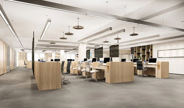 3D在办公大楼上提供商务会议和会议室 — 图库照片