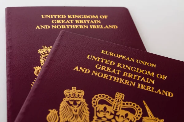United Kingdom British Passports One European Union One Post Brexit — Stock Photo, Image