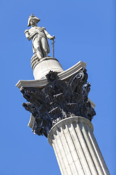 Nelsons kolonn, Trafalgar Square, London, England — Stockfoto