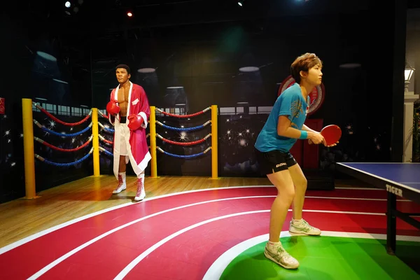 Madame Tussauds Singapore Muzeum Voskových Figurín Turistická Atrakce Imbiah Lookout — Stock fotografie